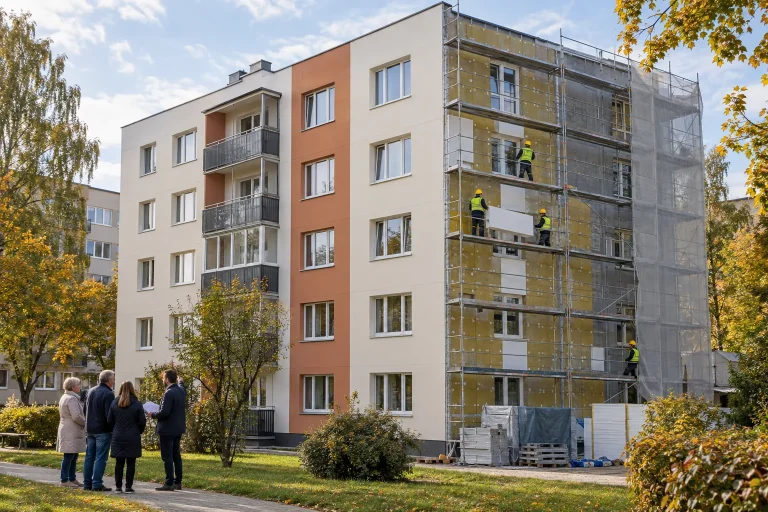 Daugiabučių renovacija 2026 m.: kas keičiasi ir ką gyventojams daryti jau dabar?